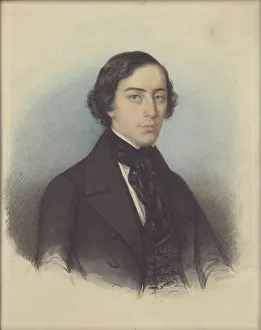 Portrait of the Historian Timofey Nikolayevich Granovsky (1813-1855), First half of the 19th cent.. Creator: Anonymous