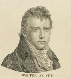 C 1800 Gallery: Portrait of the historical novelist and poet Sir Walter Scott (1771-1832), c. 1800
