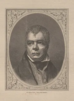 Portrait of the historical novelist and poet Sir Walter Scott (1771-1832), 1871