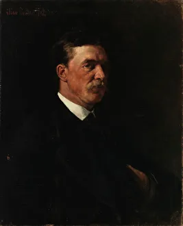 Hjalmar Munsterhjelm Prints: Portrait of Hjalmar Munsterhjelm, 1876. Creator: Olav Rusti