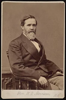 Sm Fassett Prints: Portrait of Hon. W. F. Morrison, Between 1876 and 1880. Creator: Samuel Montague Fassett
