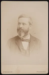 Portrait of Horatio Curtis Wood, Jr. (1841-1920), 1889. Creator: Frederick Gutekunst Portrait of Horatio Curtis Wood, Jr. (1841-1920), 1889. Creator: Frederick Gutekunst