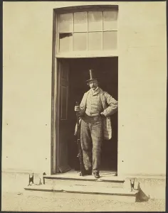 Ross Hartio Prints: Portrait of Horatio Ross, 1860. Creator: Roger Fenton