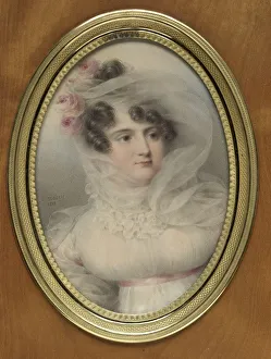 Jean Baptiste Isabey French Prints: Portrait of Hortense de Perregaux