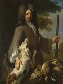 Game Prints: Portrait of a Hunter, 1704. Creator: Alexandre Francois Desportes