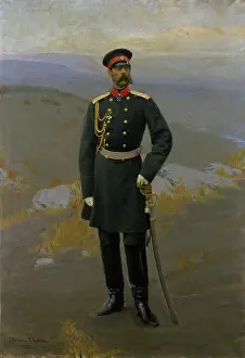Boots Prints: Portrait of I. Kulikov, 1902. Creator: Unknown