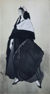 Rubinstein Prints: Portrait of Ida Rubinstein. Artist: Bakst, Leon (1866-1924)