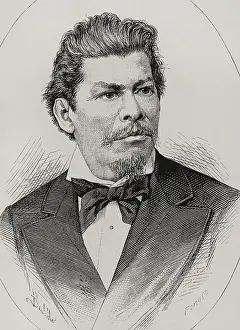 Mexican Prints: Portrait of Ignacio Manuel Altamirano