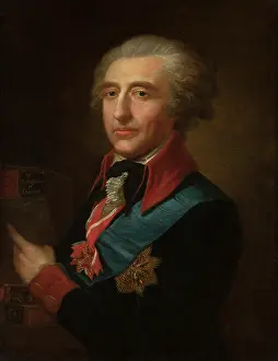 Bacciarelli Prints: Portrait of Ignacy Dembinski, 1791-1797. Creator: Unknown