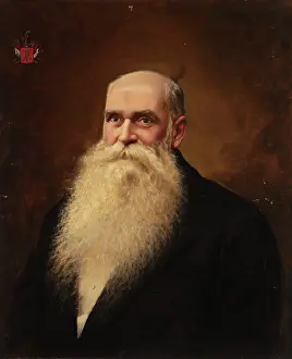 Long Beard Prints: Portrait of Ignacy Wolski, c1900. Creator: Konrad Jaskolski