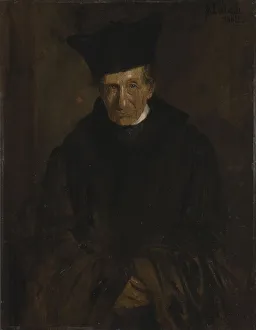 Lenbach Prints: Portrait of Ignaz von Dollinger (1799-1890)