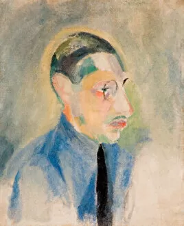 Ballets Russes Collection: Portrait of Igor Stravinsky. Artist: Delaunay, Robert (1885–1941)
