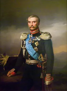 Academic Prints: Portrait of Illarion Vasilyevich Vasilchikov, 1859. Creator: Georg von Bothmann