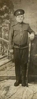 Portrait of I.M. Zonov, 1914. Creator: Unknown