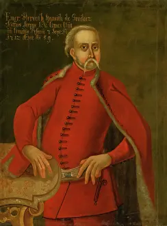 Fur Lined Prints: Portrait of Imrich Horvath-Stancic, before 1712. Creator: Unknown