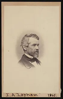Portrait of Increase Allen Lapham (1811-1875), February 1865. Creator: Hugo Broich