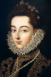 Portrait of the Infanta Catalina Michaela of Austria, c1582-c1585. Artist: Alonso Sanchez Coello