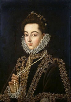 Images Dated 14th March 2011: Portrait of the Infanta Catherine Michelle of Spain, (1567-1597), 1582-1585