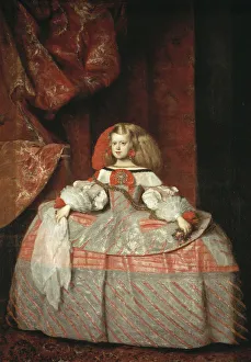 Portrait of the Infanta Margaret Theresa, ca 1665. Artist: Martinez del Mazo, Juan Bautista (1605-1667)