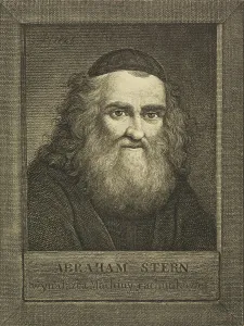 Blank Prints: Portrait of the inventor Abraham Stern (1760s-1842), 1825