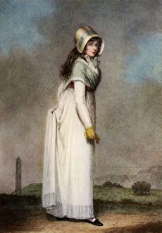 Images Dated 29th November 2007: Portrait of an Irish Girl, late 18th-early 19th century, (1910). Artist: Adam Buck