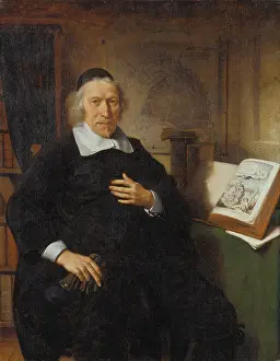 Historian Prints: Portrait of Isaac Commelin, 1669. Creator: Gerbrand van den Eeckhout