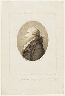 Berger Prints: Portrait of Isaac Daniel Itzig (1723-1799), ca 1784