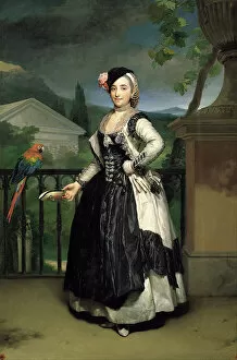 Mengs Gallery: Portrait of Isabel Parreno Arce Ruiz de Alarcon y Valdes, Marchioness of Llano