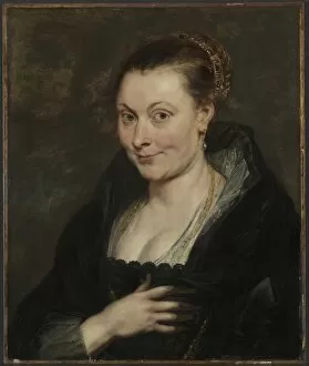 Antwerp School Gallery: Portrait of Isabella Brant, c. 1620-25. Creator: Peter Paul Rubens (Flemish, 1577-1640)