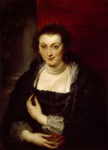 Galleria Degli Uffizi Prints: Portrait of Isabella Brant, ca 1625. Creator: Rubens, Pieter Paul (1577-1640)