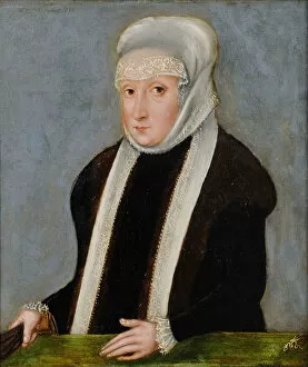 Oil On Tin Plate Gallery: Portrait Isabella Jagiellon (1519-1559), c. 1565