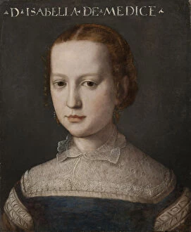 Bronzino Collection: Portrait of Isabella de Medici (1542-1576)
