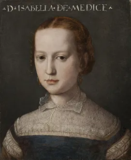 Bronzino Collection: Portrait of Isabella de Medici (1542-1576)