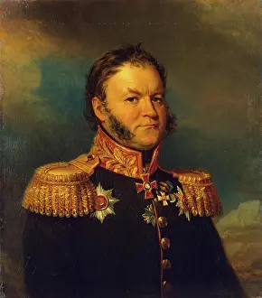 Sideburns Prints: Portrait of Ivan A. Velyaminov (1771-1837), 1828. Creator: George Dawe