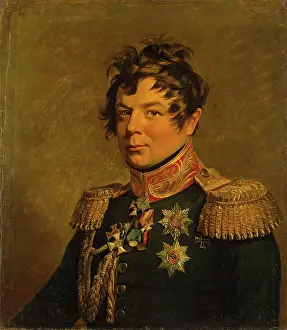 Count Prints: Portrait of Ivan I. Diebitsch-Zabalkansky (1785-1831), 1821. Creator: George Dawe