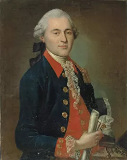 Portrait of Ivan Ivanovich Betskoi (1704-1795), with a compass and other instruments, 18th century