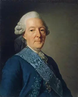 Alexander Prints: Portrait of Ivan Ivanovich Betskoi, 1777. Creator: Alexander Roslin