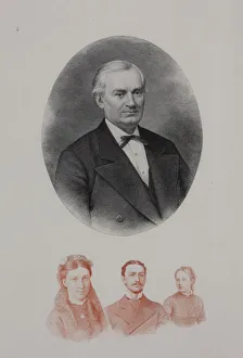 Portrait of Ivan Ivanovich Glazunov (1826-1890), 1881