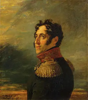 Nose Prints: Portrait of Ivan N. Durnovo (1784-1850), 1822. Creator: George Dawe