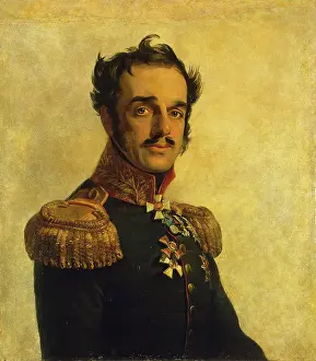 Witte Prints: Portrait of Ivan O. Witt (1781-1840), 1822. Creator: George Dawe
