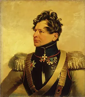 Ivan Prints: Portrait of Ivan S. Leontyev (1782-1824) (replica of the 1823 portrait)