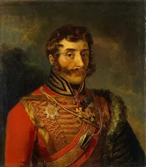Portrait of Ivan Semyonovich Dorokhov (1762-1815), before 1825. Artist: Dawe, George (1781-1829)