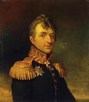 Ivan V Prints: Portrait of Ivan V. Manteuffel (1771-1813), 1822. Creator: Workshop of George Dawe