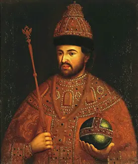 Power Prints: Portrait of Ivan V Romanov, early 19th century.. Creator: Unknown