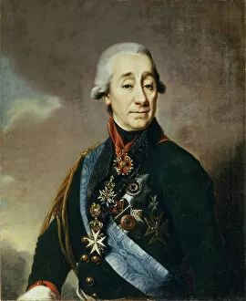 Dmitri Grigorievich 1735 1822 Gallery: Portrait of Ivan Varfolomeevich Lamb (1764-1801), 1801. Artist: Levitsky