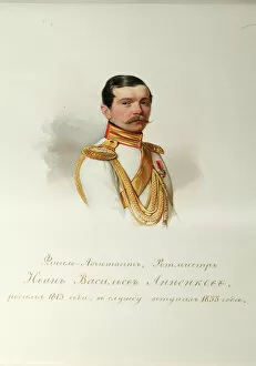 Portrait of Ivan Vasilyevich Annenkov (1814-1887) (From the Album of the Imperial Horse Guards), 1846-1849