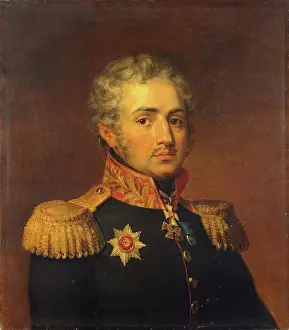 Ivan Prints: Portrait of Ivan Ye. Shevich (1754-1813), 1822. Creator: Workshop of George Dawe