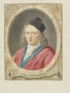 Parchment Animal Material Prints: Portrait of Izaak Vogelensanck, 1741-1795. Creator: Cornelis van Noorde