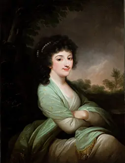 Josef Prints: Portrait of Izabela Oginska nee Lasocka, 1792-1793. Creator: Jozef Grassi