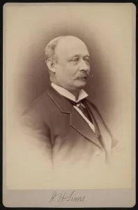 Sm Fassett Prints: Portrait of J. H. Sims, Between 1876 and 1880. Creator: Samuel Montague Fassett